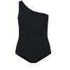 Women's Plus Size Izzy One  Shoulder 1 Piece - black | CCX - 3 of 4