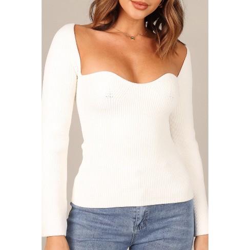 Petal And Pup Women's Aquerelle Knit Sweater - Ivory 10 : Target