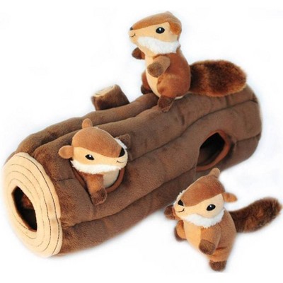 ZippyPaws Burrow Log Dog Toy