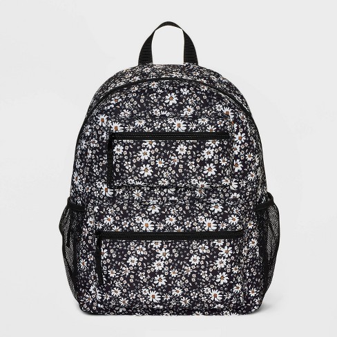 Black floral outlet bag