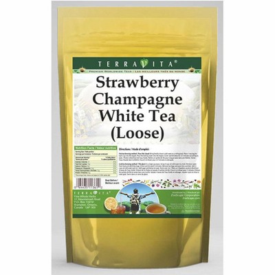 TerraVita Strawberry Champagne White Tea (Loose) (4 oz, ZIN: 538710, 2-Pack)