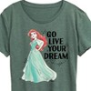Women's - Disney - Go Live Your Dream Short Sleeve Graphic T-Shirt - 2 of 4