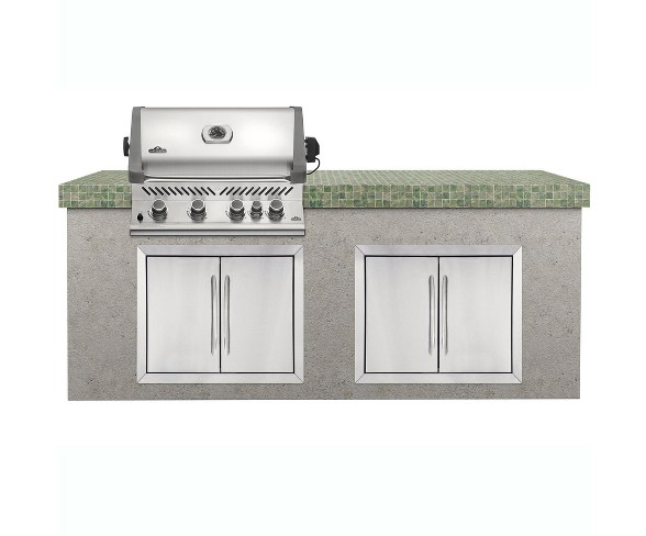 Napoleon 31'' Prestige 500 Built In Stainless Steel 4 Burner Gas Grill Head