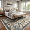 Captiv8e Designs Kennedy Traditional Floral Ivory Rug - 2 of 4