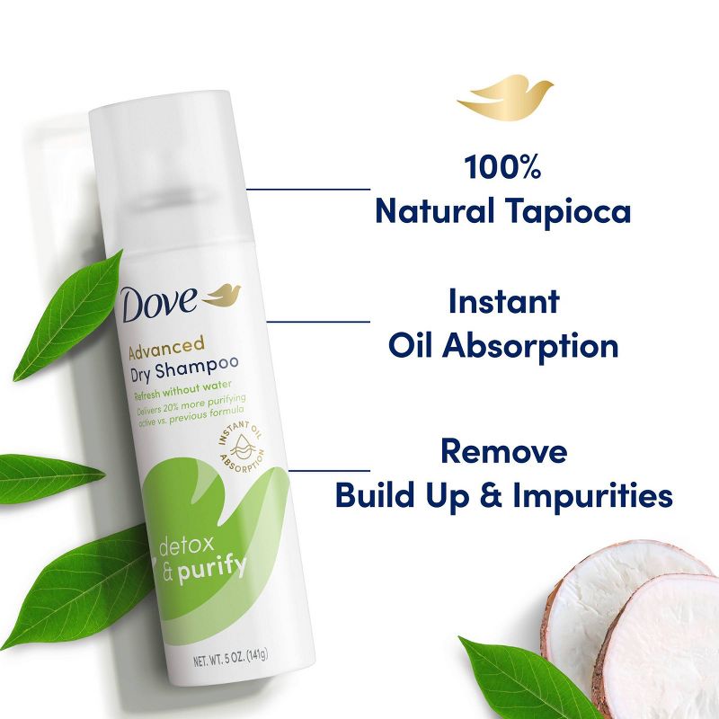 Dove Beauty Detox &#38; Purify Dry Shampoo - 5oz, 6 of 14