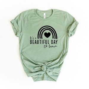 Simply Sage Market Women's It's A Beautiful Day To Learn Short Sleeve Graphic Tee - 1 of 4