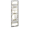 CAVINAS Rectangular Wall Mirrors with Metal Frame,3 Piece Wall-Mounted Decor Mirror for Bathroom,Living Room,Bedroom - 3 of 4