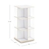 Guidecraft EdQ Rotating Book Display: 3-Tier 360 Spinning Wooden Bookshelf for Kids with Acrylic Shelves for Classroom or Bedroom - 3 of 4