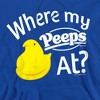 Peeps Easter Where My Peeps At Adult Pull-Over Hoodie - 2 of 4