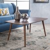 Christopher Knight Home Cilla Coffee Table Walnut: Modern Rectangle Design, Rubberwood & MDF, Assembly Tools Provided - 2 of 4