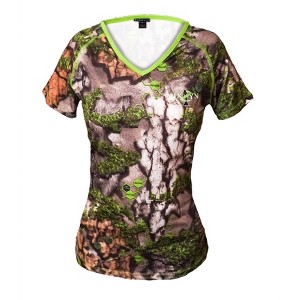 Women's Wo's Short Sleeve V-Neck T-shirt - Treezyn - 1 of 2