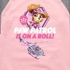 Girls' - Paw Patrol - Paw Patrol Is On A Roll Shirt Tail Raglan Graphic T-shirt - 2 of 4