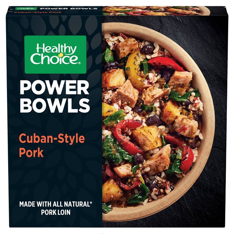 Healthy Choice Power Bowls Frozen Cuban Roast Pork - 9.5oz, 1 of 7