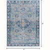 HomeStock Emerald Canton Blue & Ivory 6.7x9.7, Traditional, Woven with Digital Heat Transferred Printing - 3 of 4