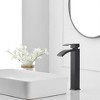 BWE Waterfall Single Hole Single Handle Bath Vessel Sink Faucet With Pop Up Drain Without Overflow - 2 of 4