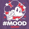Girls' - Disney - Mickey Mouse Hashtag Mood Fitted Short Sleeve Graphic T-Shirt - 2 of 4