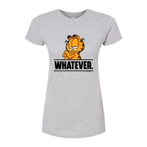 Women's - Garfield - Whatever Fitted Graphic T-Shirt - 1 of 3