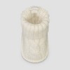 Carter's Just One You® Baby Knitted Cable Slippers - Ivory Newborn - image 3 of 3