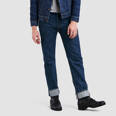 Levi's® Men's 501™ Original Straight Fit Jeans - Dark Wash 40x32 : Target
