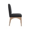 Meridian Furniture,Waldorf Boucle Fabric Dining Chair - 4 of 4