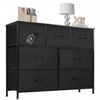 SKRAN Desser For Bedroom With 7 Fabric Drawers Organizer Storage Closet Chest Clothes Cabinet, Clothes Organizer,Kids Dresser Organization - 2 of 4