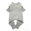 Sweet Dreams Thermal Dog Pajamas - Alloy Gray - 2 of 3