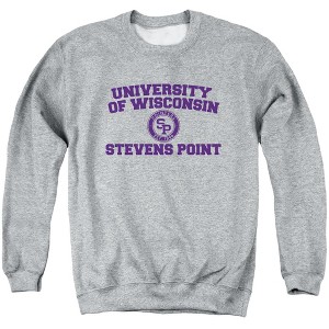 University of Wisconsin Stevens Point Official Circle Logo Adult Crewneck Sweatshirt - 1 of 4