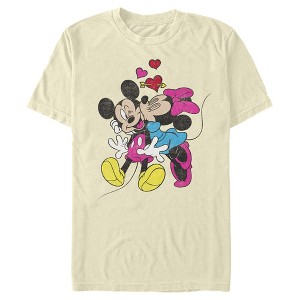 Men's Mickey & Friends Valentine's Day Minnie Mouse Smooch T-Shirt - 1 of 4