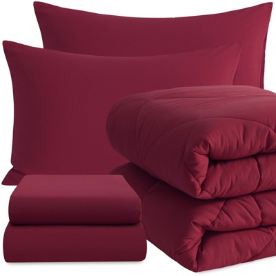 5 Piece Twin Bedding Set, All Season Super Soft Bed in a Bag - NTBAY