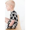Shorts and Shirt Set | Checkered Lightning Bolts | Charlie Lou Baby - 4 of 4