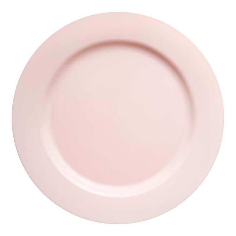 Smarty Had A Party 7.5" Matte Pink Round Disposable Plastic Appetizer/Salad Plates (120 Plates), 1 of 8