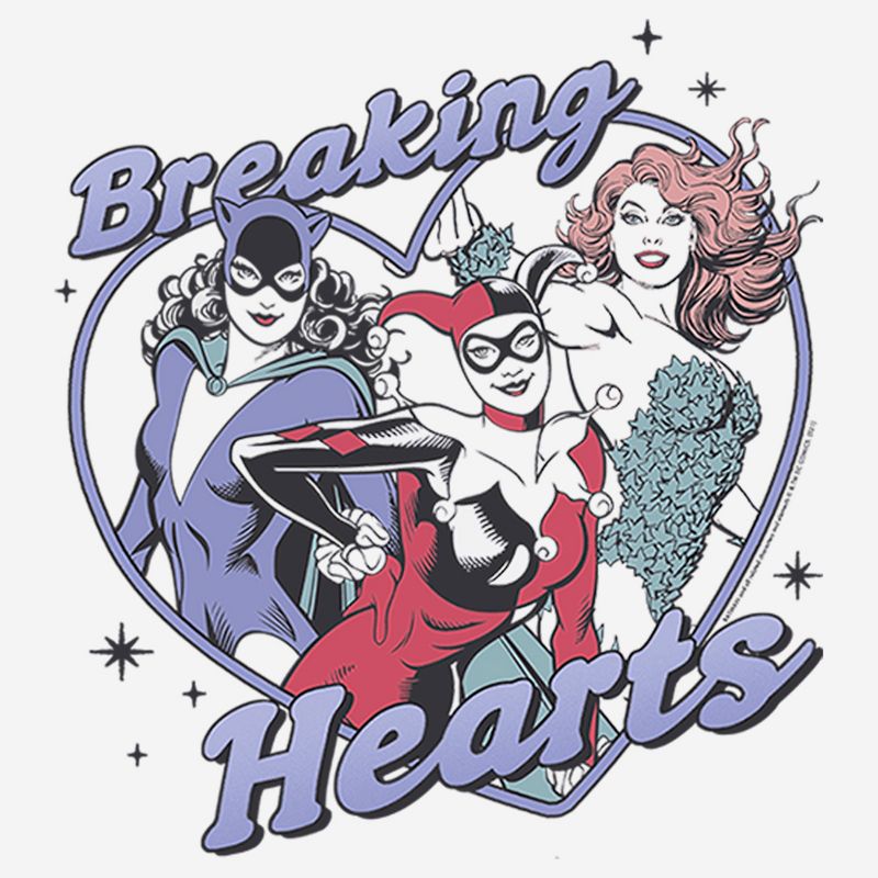 Women's Batman Valentine's Day Heartbreaker T-Shirt, 2 of 5