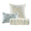 NicBex 7-Piece Gorgeous Bedding Comforter Sets, Solid Color Bedding Set with Tuffed Design and Embroidery Details, Machine Washable - 2 of 4