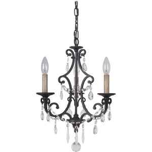 Craftmade Lighting Bentley 3 - Light Chandelier in  Matte Black - 1 of 1