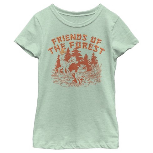 Girl's Bambi Artistic Friends Of The Forest T-Shirt - image 1 of 4