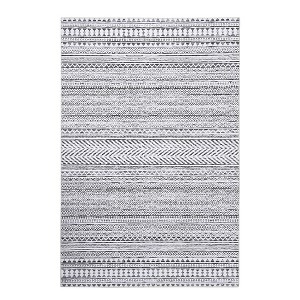 Machine Washable Moroccan Geometric Floor Mat - 1 of 4