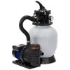 13" Sand Filter Pump, 3434GPH 3/4HP Pool Sand Filter for Above Ground and Inground Pool Up to 8500 Gallons,with 6-Way Multi-Port Valve - 2 of 4