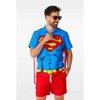 Suitmeister Men's Festival Summer Set - Superman - Red - 3 of 4