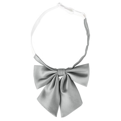 INSPIRE CHIC Women's Adjustable Solid Pre-Tied Bow Tie