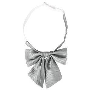 INSPIRE CHIC Women's Adjustable Solid Pre-Tied Bow Tie - 1 of 4