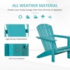 Syemin Patio Chaise Lounges Armchair sturdy Outdoor Garden Yard, Lawn, Backyard, Deck, Pool Side, Fire Pit, Half, Green, 20.5"*34.25"*35.5" - 3 of 4