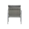 Sapphtopaz Outdoor Dining Chairs Aluminum Frame Outdoor Patio Chairs with Weather-Resistant Cushions for Outside, Yard, Balcony - 2 of 4