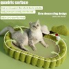 Large Space Tree Cat scratching board, Hand Woven Sisal Cat scratching Bed, Green Small Tree Design scratching Post and Lounge - 4 of 4
