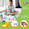 PICASSO-TILES Marble Run Magnetic Tiles for Kids – 200PCS STEM Educational Construction Building Blocks Race Track Toy Set - 4 of 4