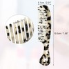 Unique Bargains Women's Heart Style Handheld Wide Tooth Comb 2 Pcs - 2 of 4