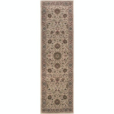 Oriental Weavers Ariana 172W3 Ivory/ Green Indoor Area Rug - 2'3" x 7'9"