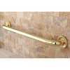 32" Camelon Decorative Grab Bar Polished Brass - Kingston Brass: Safety, Bathroom Support, 250lb Capacity - 3 of 3