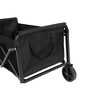 Vynxaria Lightweight Portable Heavy Duty Folding Beach Wagons with Wheels - Outdoor Utility Carts for Grocery, Camping, Shopping - 3 of 4