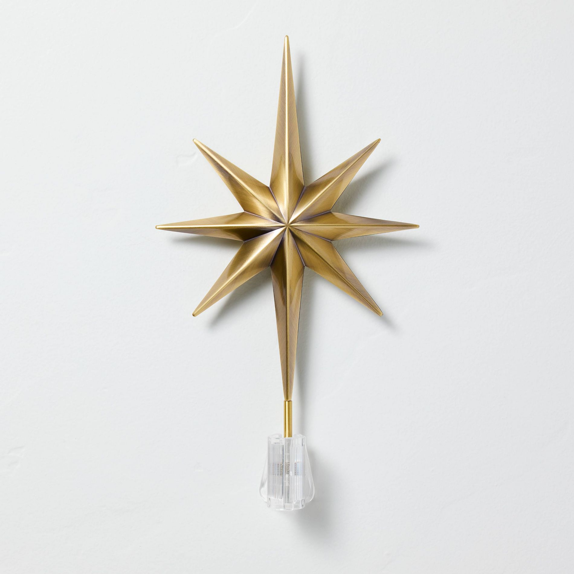 13" Brass Star Tree Topper - Hearth & Hand™ with Magnolia