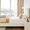 homfan Four Size Bed Frame with Adjustable Headboard, Linen Upholstered Platform Bed Frame with Strong Wooden Slats, No Box Spring Needed - 3 of 4